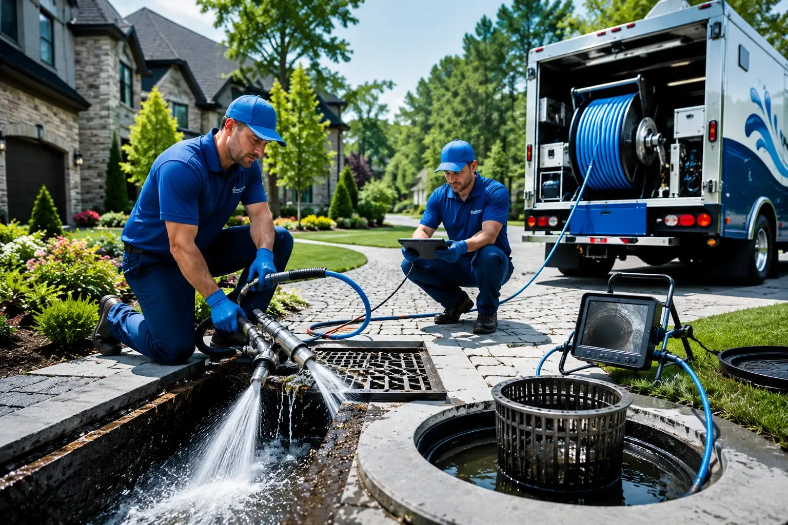 Local outdoor drain cleaning professionals in Rock, MI